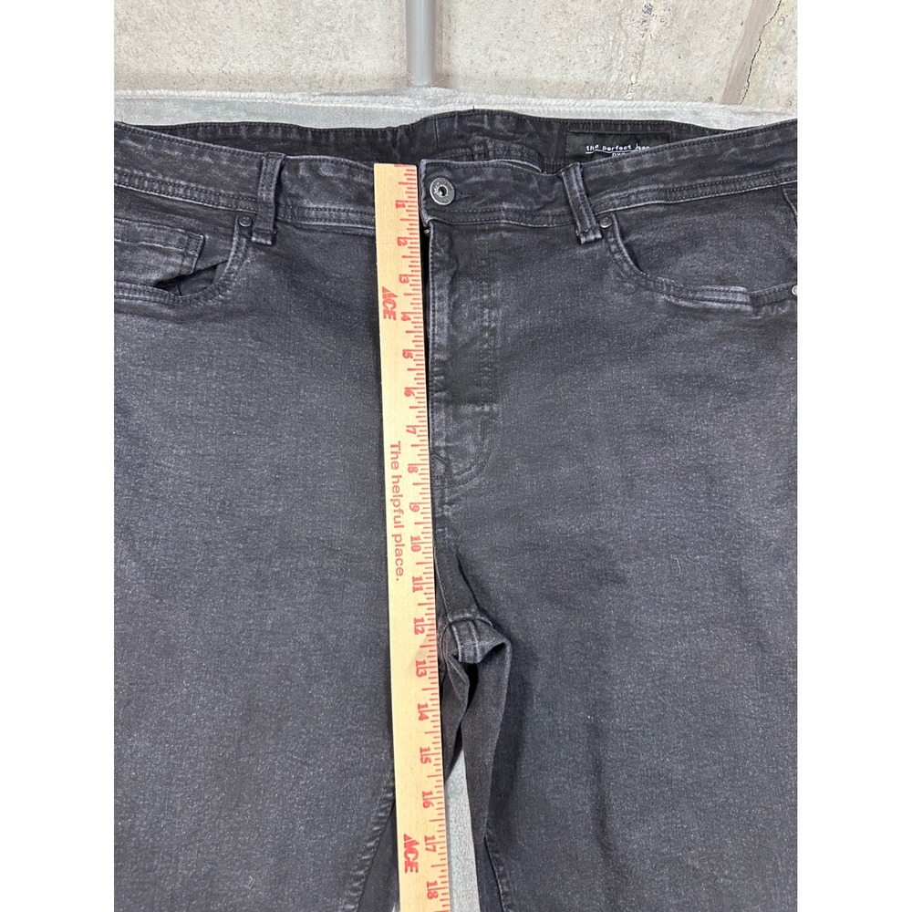 The Perfect Jean NYC Slim Fit Mens Black Denim Jeans 42x34 JUXTIBBDT34 - Picture 4 of 9